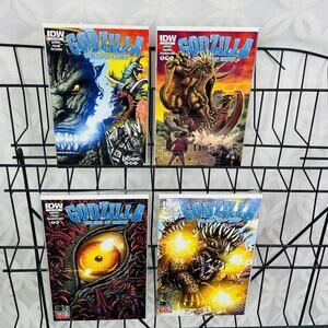 Godzilla Rulers‎ of the Earth 1 5 11 14 Lot IDW Matt Frank Cover